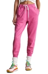 Polo Ralph Lauren Cotton Blend Ankle Sweatpants In Peony