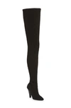 SAINT LAURENT OVER THE KNEE STRETCH BOOT,65792810G00
