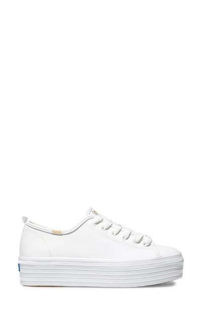 Kedsr Triple Up Platform Sneaker In White