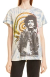 MADEWORN UNISEX JIMI HENDRIX VOODOO GRAPHIC TEE,MWJH021T