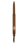 Charlotte Tilbury Brow Lift Refillable Triangular Eyebrow Pencil Medium Brown 0.007 oz/ 0.2 G