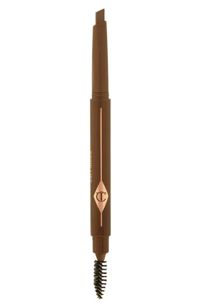 Charlotte Tilbury Brow Lift Refillable Triangular Eyebrow Pencil Medium Brown 0.007 oz/ 0.2 G