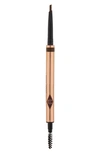 Charlotte Tilbury Brow Cheat Refillable Hair-like Eyebrow Pencil Dark Brown 0.003 oz/ 0.1 G In Dark Brown