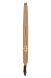 Charlotte Tilbury Brow Lift Refillable Triangular Eyebrow Pencil Taupe 0.007 oz/ 0.2 G In Taupe