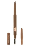 Charlotte Tilbury Brow Lift Refillable Eyebrow Pencil & Refill Set In Soft Brown