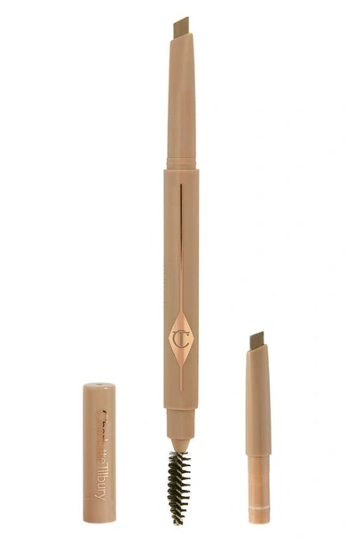 Charlotte Tilbury Brow Lift Refillable Triangular Eyebrow Pencil Taupe 0.007 oz/ 0.2 G In Taupe