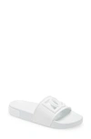 Dolce & Gabbana 20mm Saint Barth Rubber Slide Sandals In White