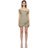 JACQUEMUS GREEN 'LA ROBE FOGLIO' DRESS