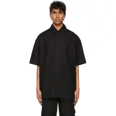 Jacquemus Black 'la Chemise Moisson' Short Sleeve Shirt