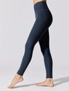 Beyond Yoga Spacedye Caught In The Midi High Waisted Legging In Nocturnal Navy