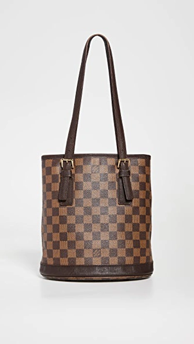 Shopbop Archive Louis Vuitton Marais Bucket Bag In Brown
