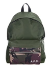 APC A.P.C CAMDEN CAMOUFLAGE BACKPACK