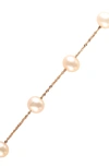 Effy 14k Yellow Gold Fresh Water Pearl 7mm Bracelet In White