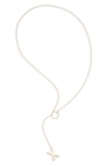 ADORNIA XO LARIAT NECKLACE,866792000273