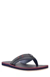 Tommy Hilfiger Men's Destino Logo Thong Sandals In Dblll