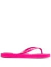 OFF-WHITE OFF-WHITE WOMEN'S FUCHSIA PVC FLIP FLOPS,OWIA219S20PLA0013200 35