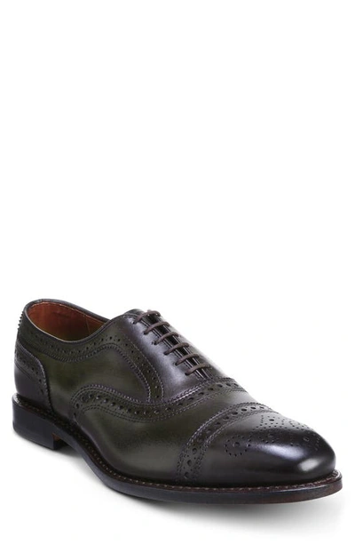 Allen Edmonds Strand Cap Toe Oxford In Olive