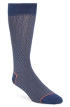 Ted Baker Spotted Socks In Mid Blue