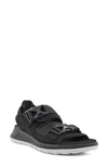 Ecco Exowrap Sandal In Black/ Black