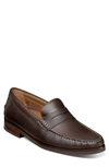 Florsheim Berkley Flex Penny Loafer In Brown Crazy Horse