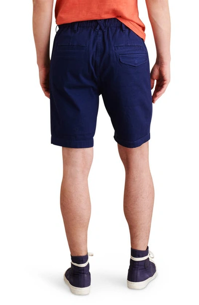 Alex Mill Pull-on Button Fly Shorts In Navy