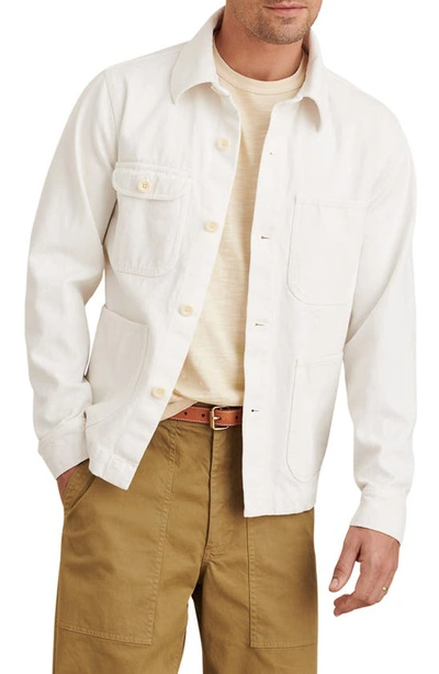 Alex Mill Garment Dyed Work Jacket In White