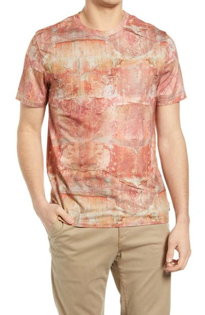 Ag Bryce Slim Fit Graphic Tee In Sandstone Warm Adobe