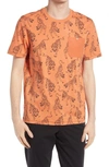 TED BAKER PATCHH TIGER PRINT GRAPHIC TEE,252447