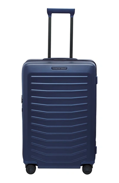 Porsche Design Roadster Check-in Medium 27-inch Spinner Suitcase In Matte Blue