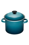 Le Creuset 6-quart Enameled Steel Stockpot In Caribbean