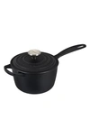 Le Creuset Signature 1.75-quart Enameled Cast Iron Saucepan In Licorice