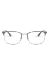 Ray Ban 52mm Optical Glasses In Grey Silver