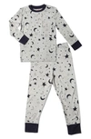 Baby Grey By Everly Grey Babies' Fitted Two-piece Pajamas In Twinkle Night