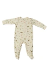 Baby Grey By Everly Grey Babies' Print Footie In Nature