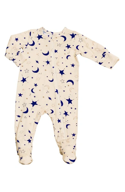 Baby Grey By Everly Grey Babies' Print Footie In Twinkle