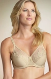 Wacoal '85121' Feather Embroidery Underwire Bra In Nude