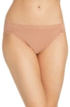 Natori Bliss Cotton French Cut Briefs In Rose
