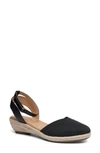 Me Too Nikkie Espadrille In Black Fabric