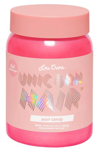 Lime Crime Unicorn Hair Full Coverage Semi-permanent Hair Color In Sour Candy