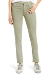 Ag 'the Prima' Cigarette Leg Skinny Jeans In Sulfur Natural Ave