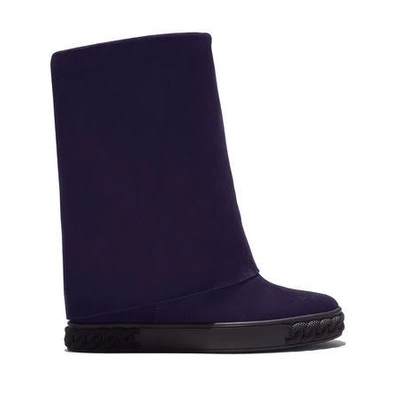 Casadei Ankle Boot In Midnight Blue