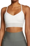 Alo Yoga Yoga Bra In Ivory