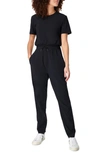 Sweaty Betty Explorer Drawstring Jumpsuit In Black