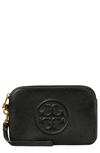 TORY BURCH PERRY LEATHER WRISTLET,79397