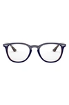 RAY BAN 50MM OPTICAL GLASSES,RX715950-O