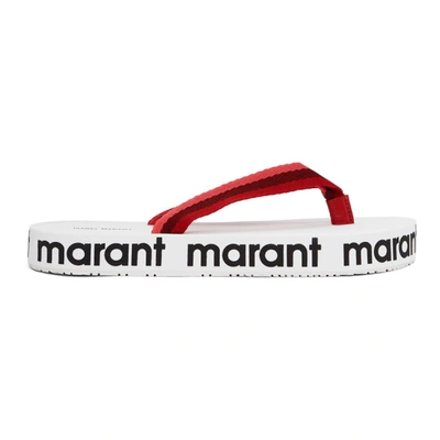 Isabel Marant 红色 Tae 人字拖 In Red