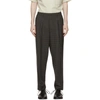 N.HOOLYWOOD BLACK CHECK WIDE TROUSERS