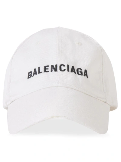Balenciaga Glow-in-the-dark Baseball Cap In White