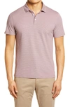 Robert Barakett Ferguson Short Sleeve Polo In Coral