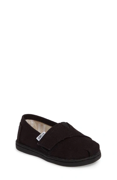 Toms Kids' 2.0 Alpargata Slip-on In Black Canvas